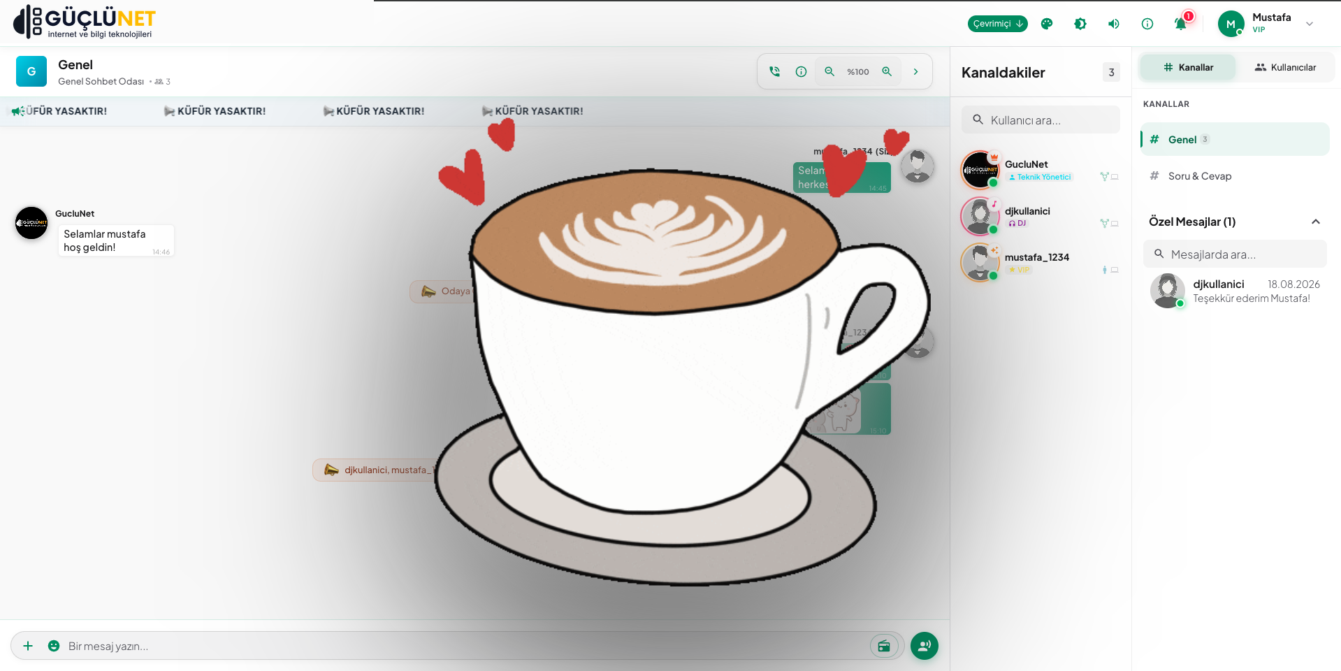 GChat Hareket Gönderme
